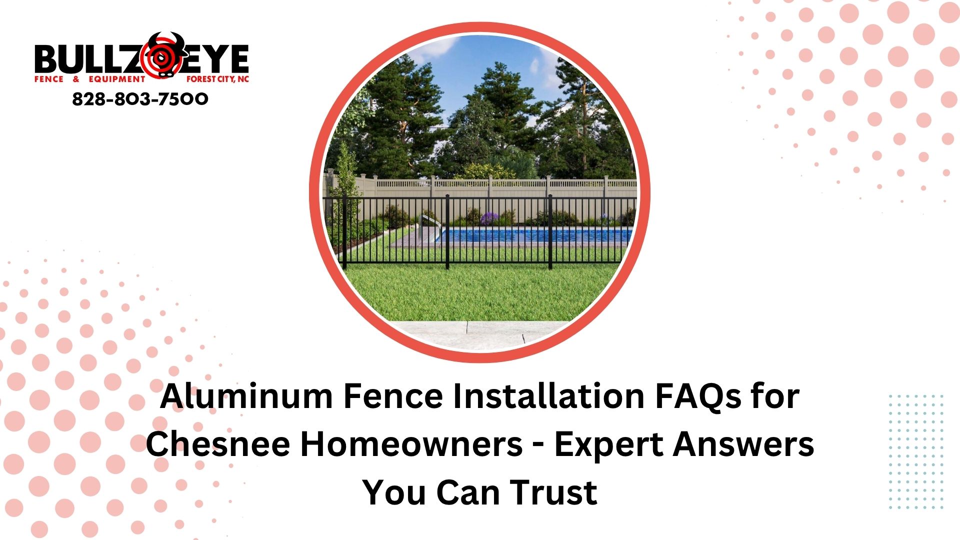 Blog 5 Aluminum Fence Installation FAQs for Chesnee Homeowners