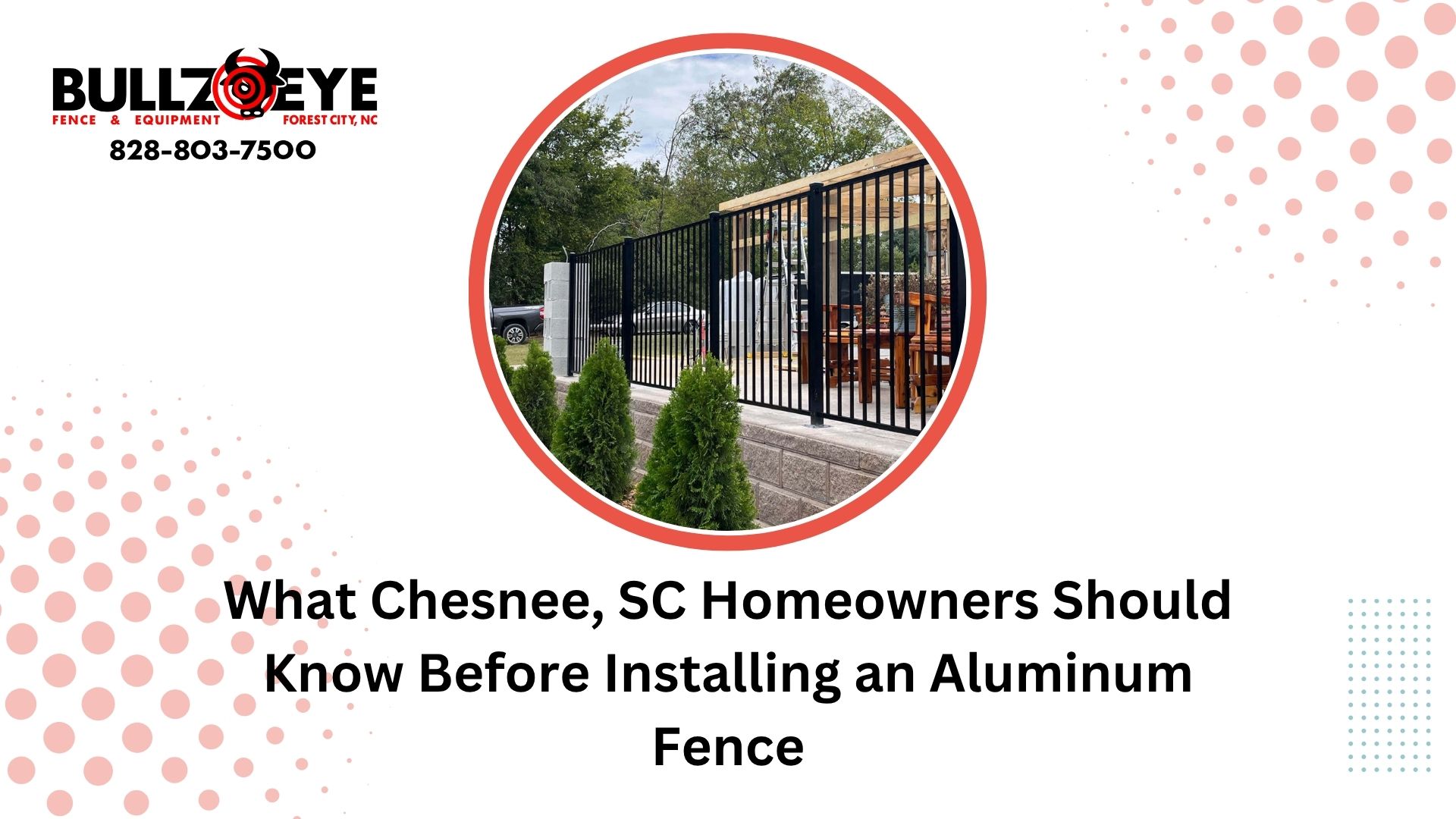 Blog 6 What Chesnee, SC Homeowners Should Know Before Installing an Aluminum Fence